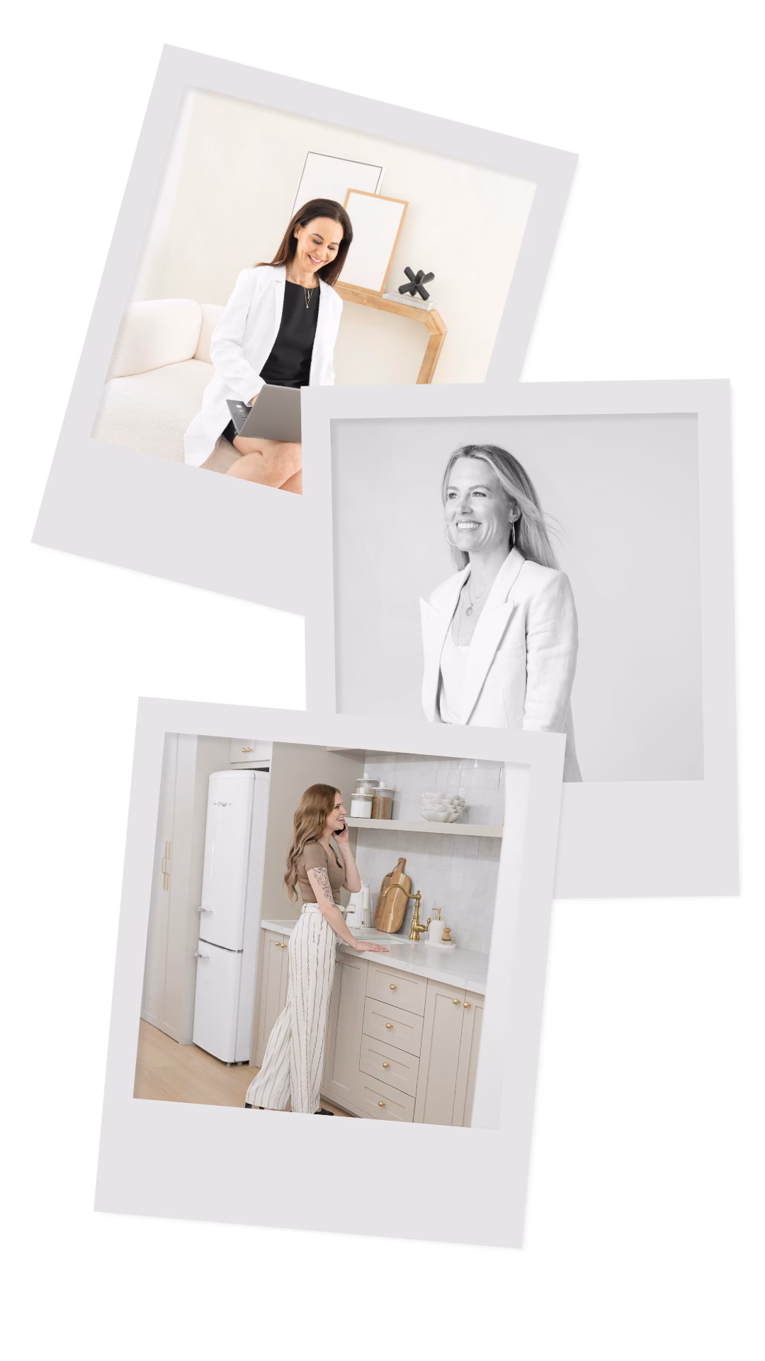 Woman working at a table during a lifestyle branding photography session. Professional branding image created for a business content library. Lifestyle branding photograph created for use across website and social media content
