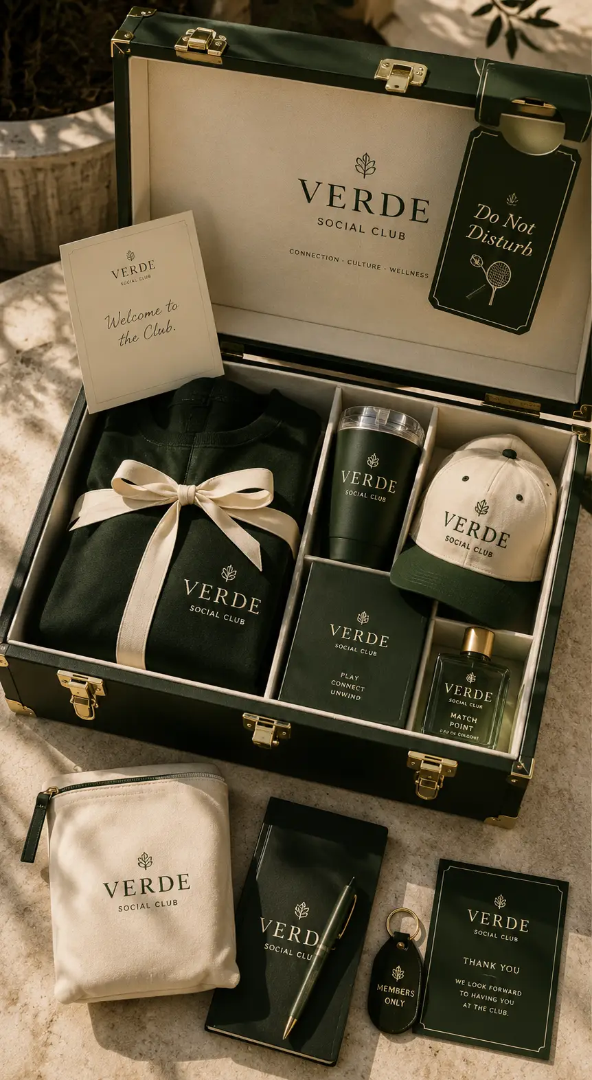 Curated collection of premium client gifts and branded corporate gift boxes