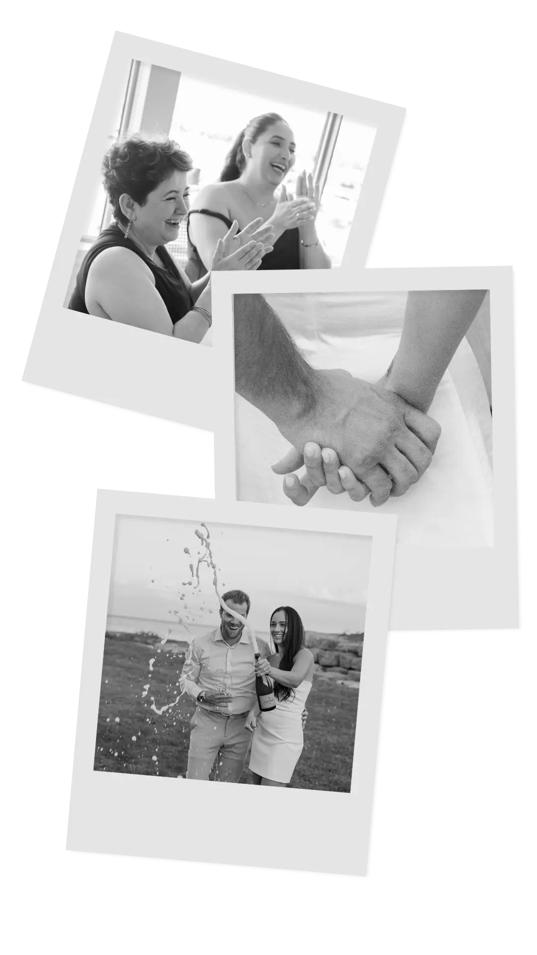 Collection of natural family photographs highlighting candid moments, connection and emotion